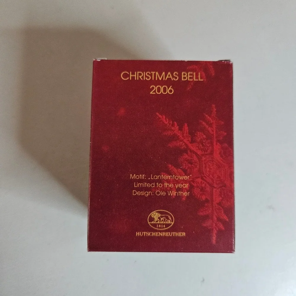 Hutschenreuther 2006 Christmas Bell Ole Winther Beim Leuchtturm Porcelain Boxed